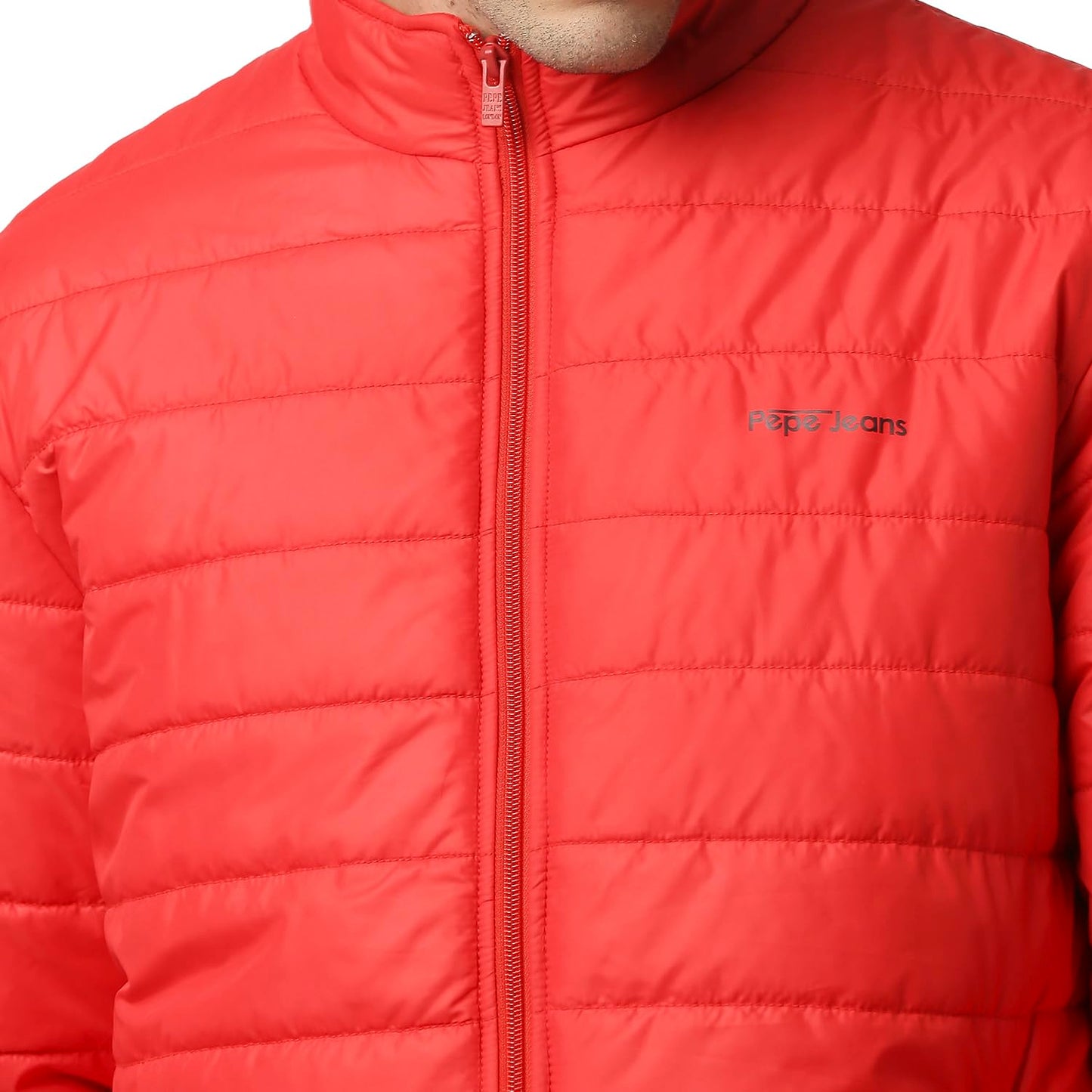 Pepe Jeans Men's A-Line Coat (PM402729_Red_S)