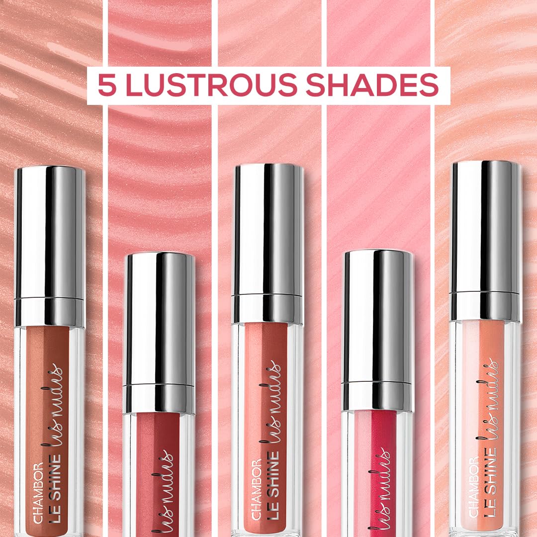 Chambor Le Shine Les Nudes – Limited Edition – Plumping Effect Lip Gloss - Hint #206