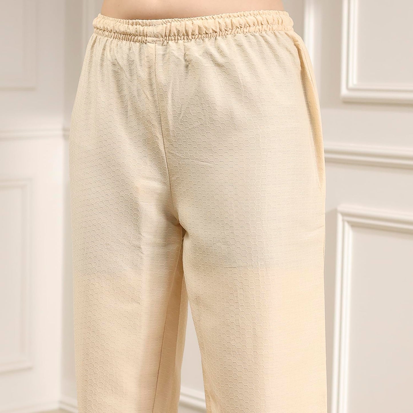 BIBA Women's Polyester Kurta Set