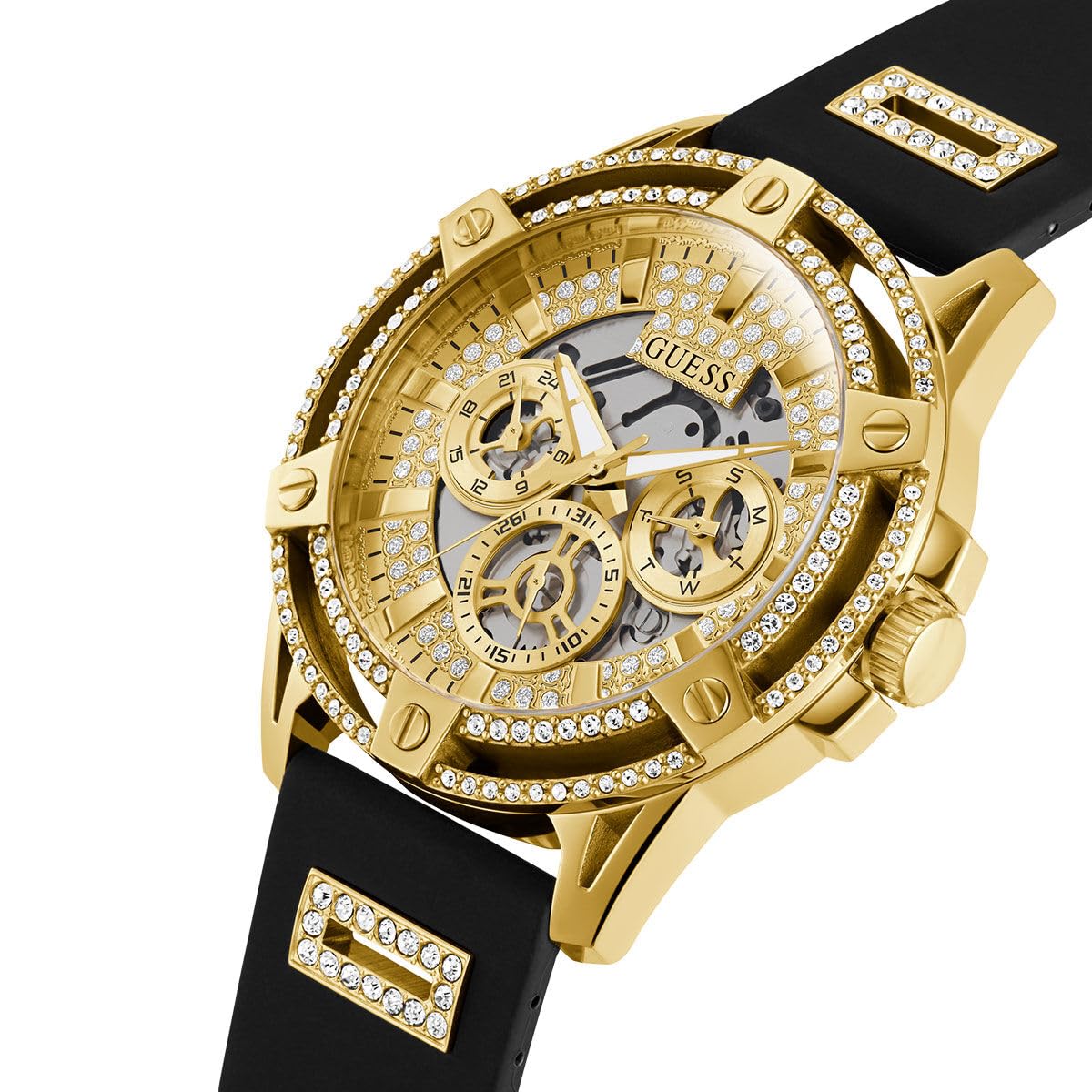 GUESS Chronograph Gold Dial Men's Watch-GW0537G2