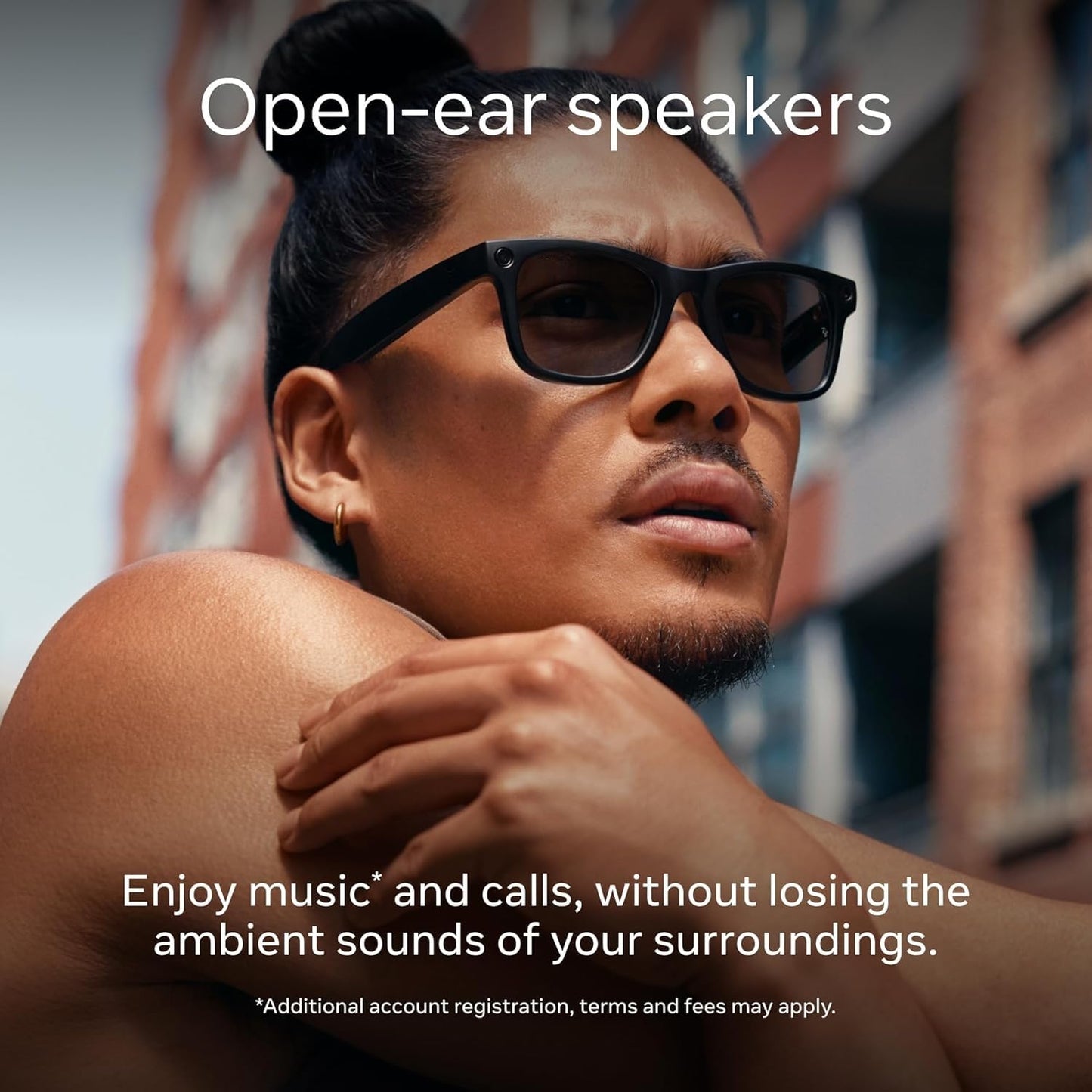 FKU M01 Smart Glasses with Camera Chat GPT Music Call ENC Noise Cancellation Sunglass Men AI Translate Sport Glasses