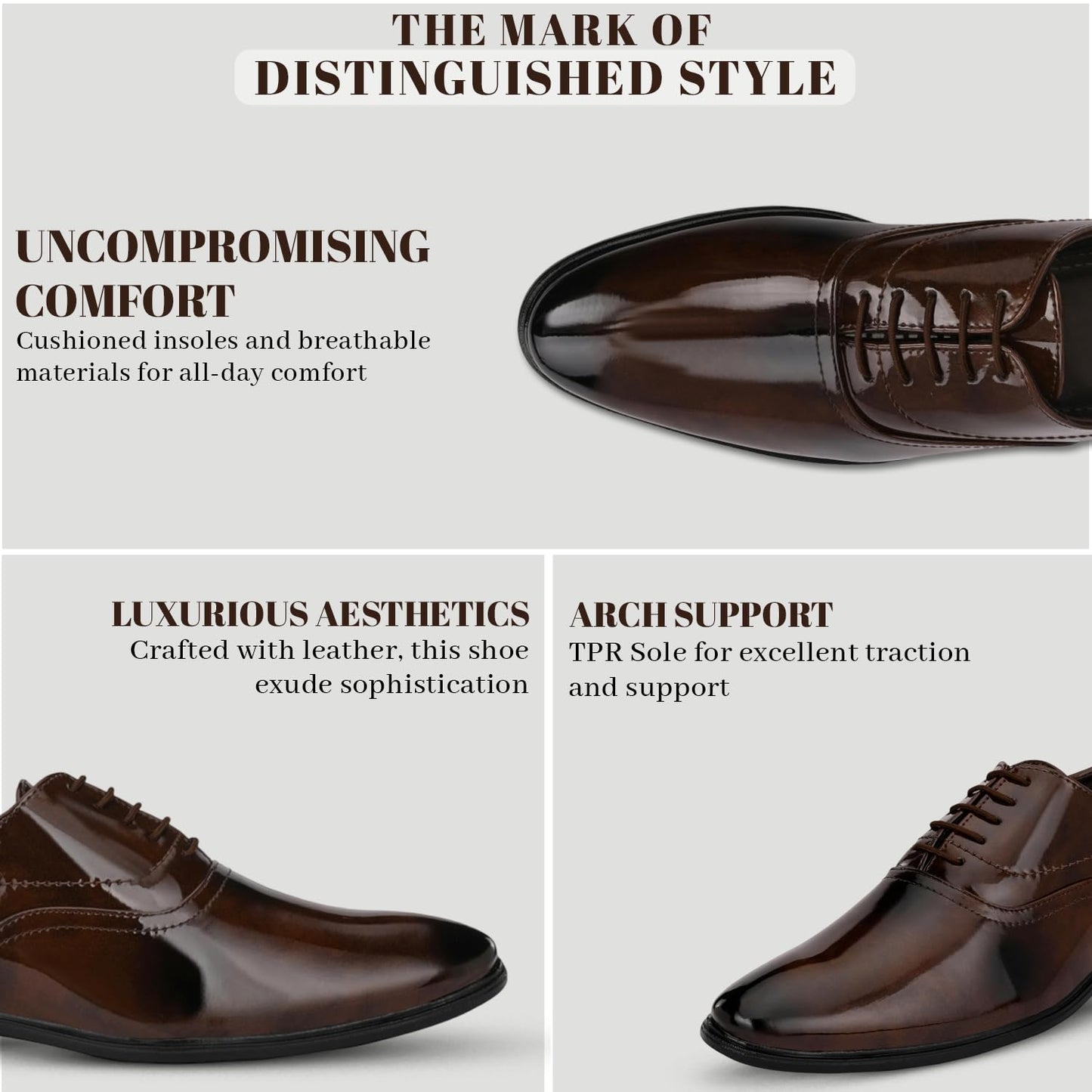 STANPHORD Men's Breeze Tan Formal Shoes_10 UK (IMPSL 15001)