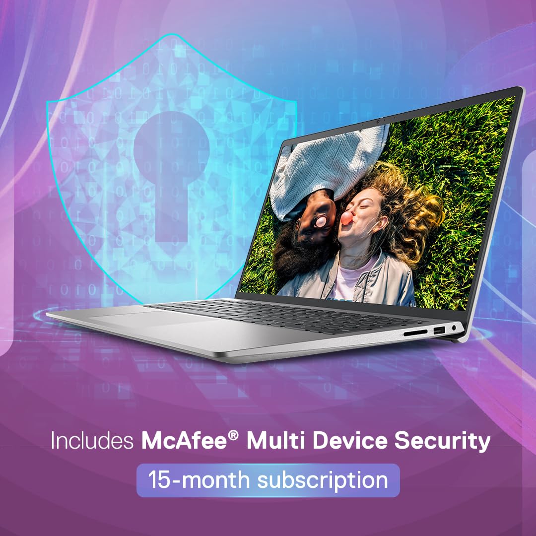 Dell Inspiron 3520 Laptop,12th Gen Intel Core i3-1215 Processor, 8GB, 512GB SSD, 15.6" (39.62Cms FHD, Win 11 + MSO'21, Silver, 15 Month McAfee Antivirus, Thin & Light-1.65kg