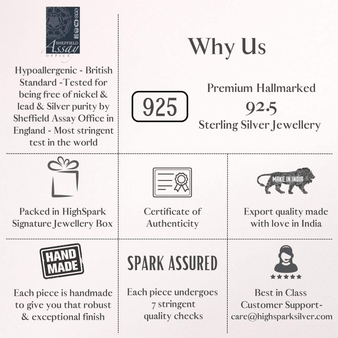 HighSpark Women's 925 Silver Xo Solitaire Earrings | 92.5 Sterling Silver And Diamond Like Brilliance Sparkling Zirconia | Lovely Gift - Xo Solitaire