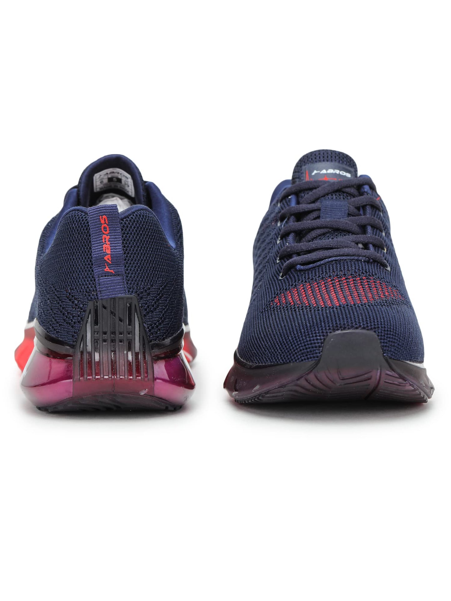 ABROS Boy's Magic ASSB0115 Sports Shoes -Navy/Red -4UK