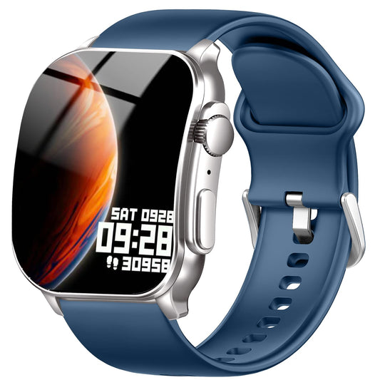 Cillso Smart Watch, 2.01''HD Smart Watch for Women Men, 110+ Sport Modes, Bluetooth Answer/Calls, IP68 Waterproof, Fitness Tracker, Fit for Android and iPhone, Blue