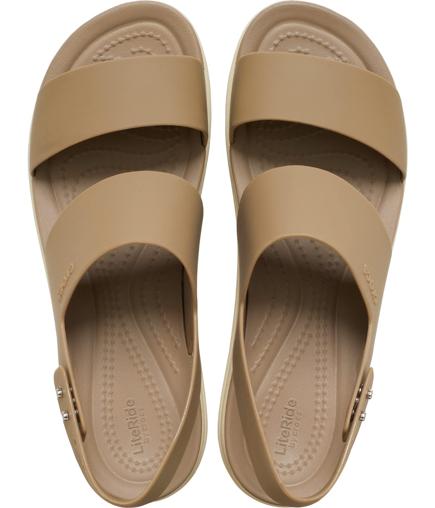 Crocs Brooklyn Brown Sandal-(206453-2YI)-6 UK Women (W8)