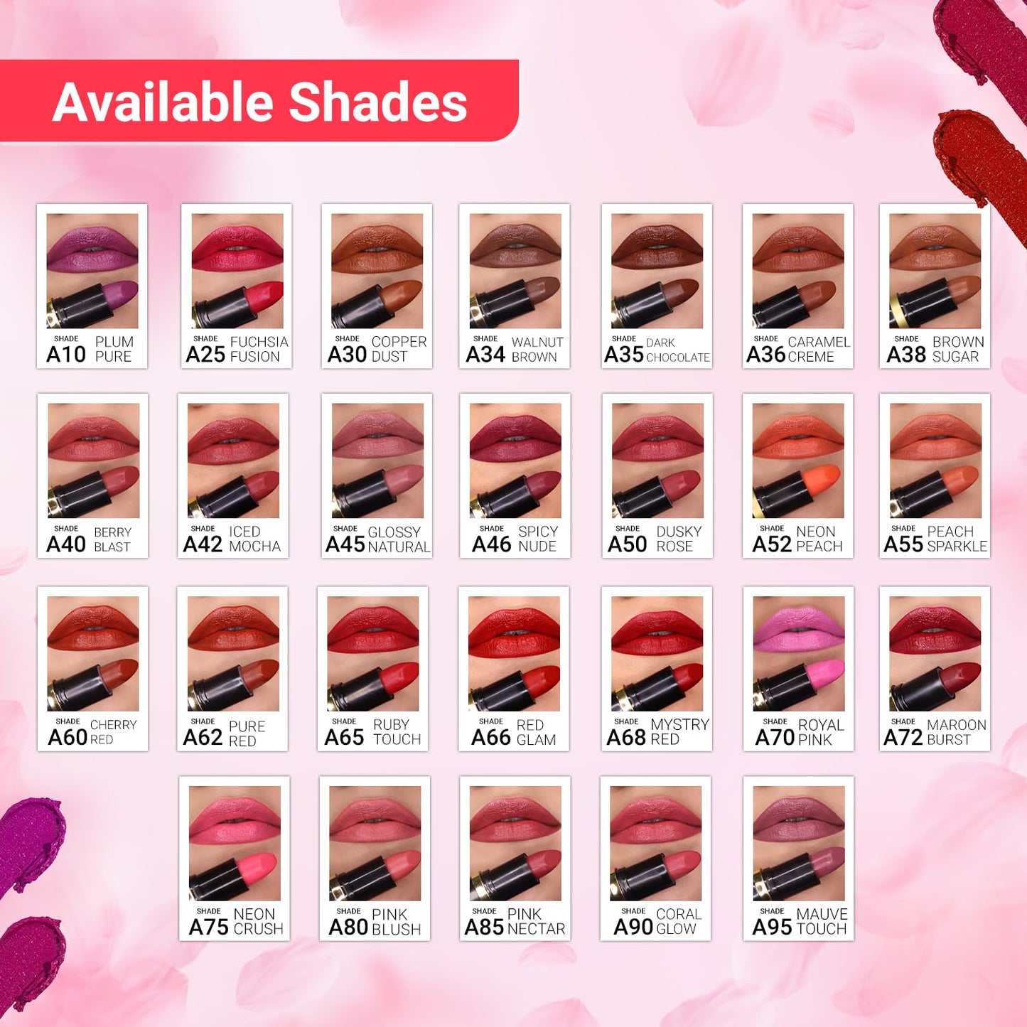 Iba Pure Lips Moisture Rich Lipstick for Women- A55 Peach Sparkle, 4g | High Glossy, Creamy Finish & Smooth Texture| Hydrated Lips | Enriched with Vitamin E, Coconut Oil & Shea Butter | Intense Colour & Highly Pigmented | Lip Makeup