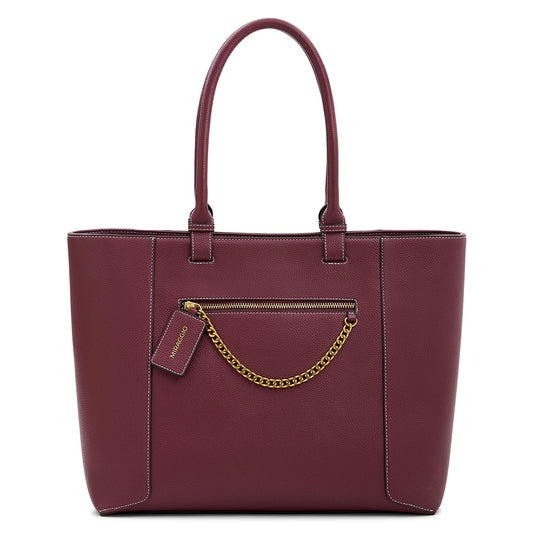 Miraggio Kris Laptop Tote Bag | Shoulder Bag For Office Fits Upto 14 Inches Laptop | Office Tote Bag | Gift For Women