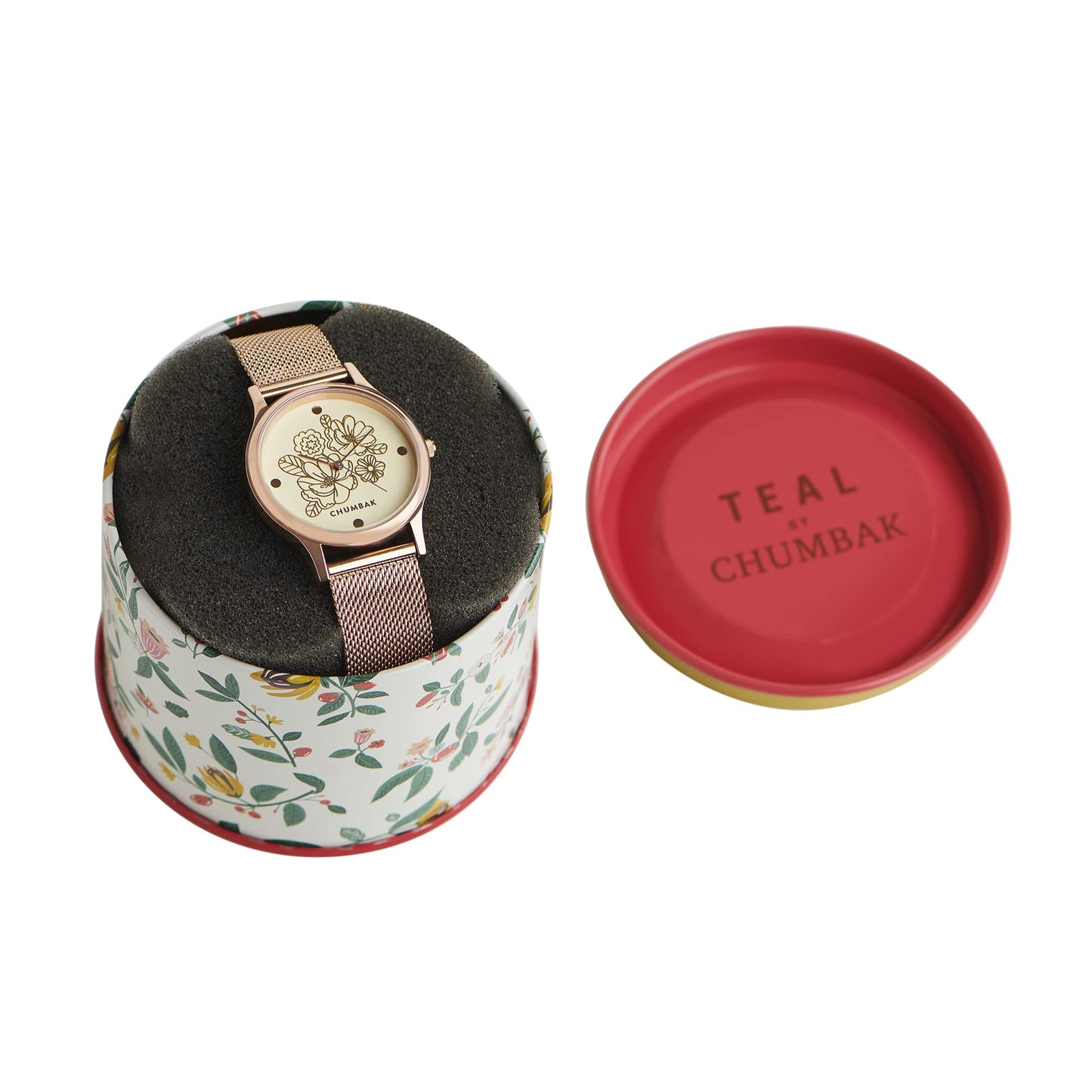 TEAL BY CHUMBAK Round Dial Analog Hand Watch for Women, Gifts for Women/Girls/Ladies, Stylish Fashion Watch for Casual/Work