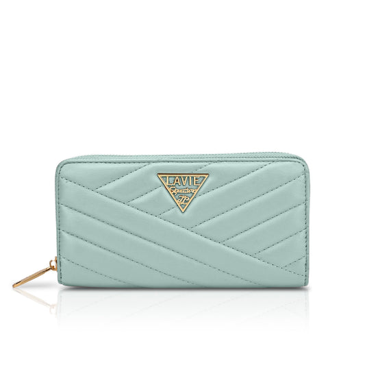 Lavie Signature Women's Quilt Berlin Zip Around Wallet |Gift for Women