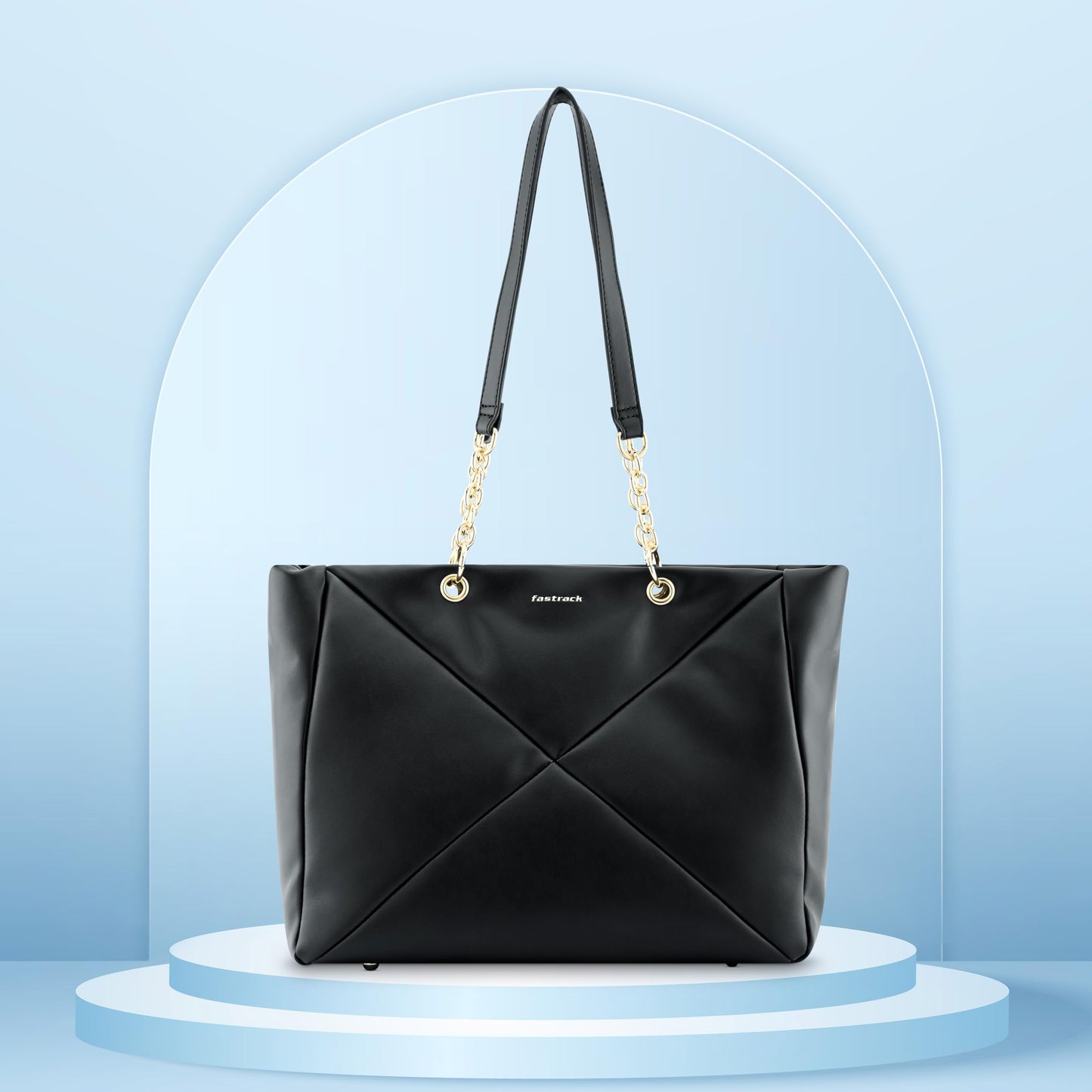 Fastrack Black Tote Bag for Women