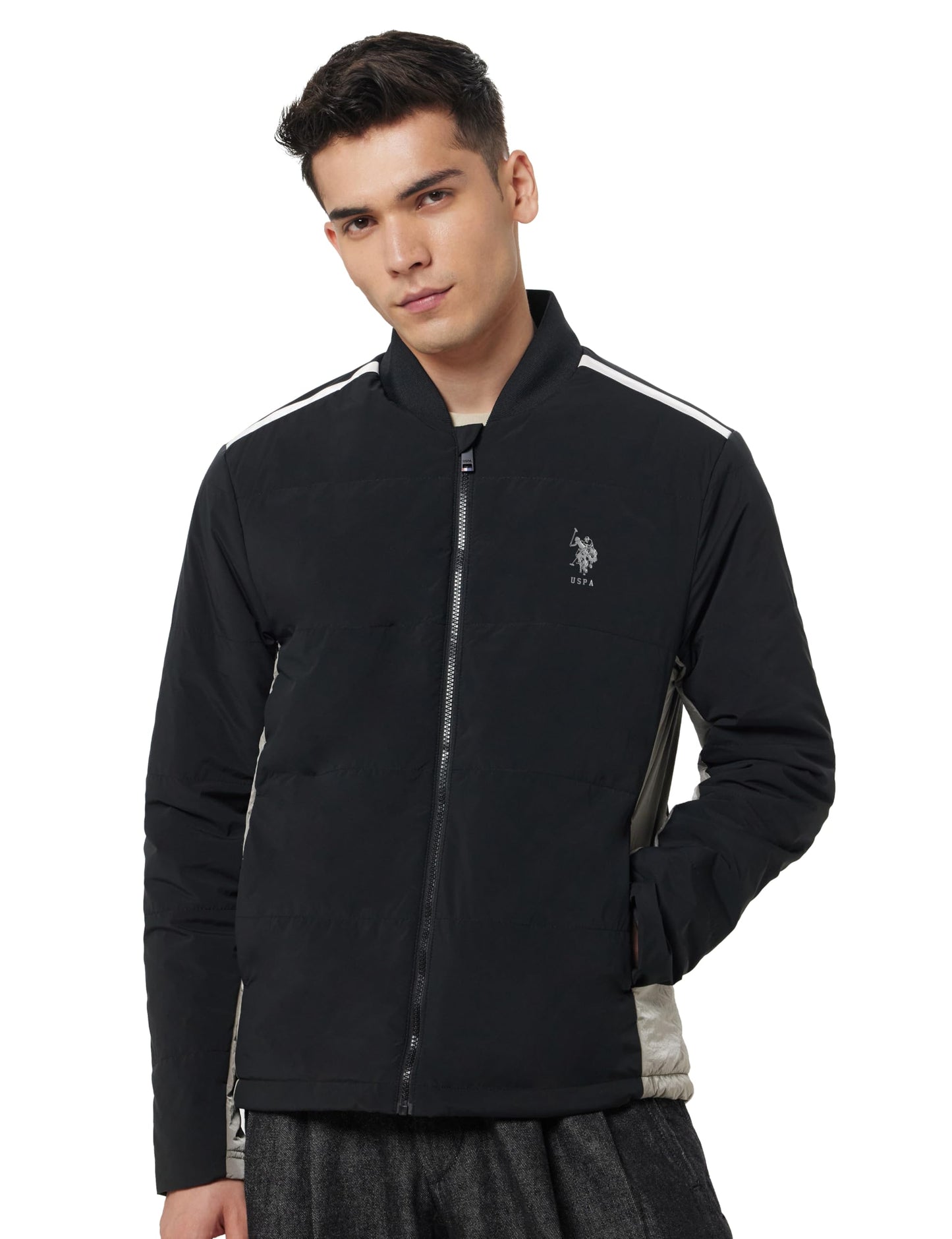 U.S. POLO ASSN. Men's Medium Weight Puffer Jacket