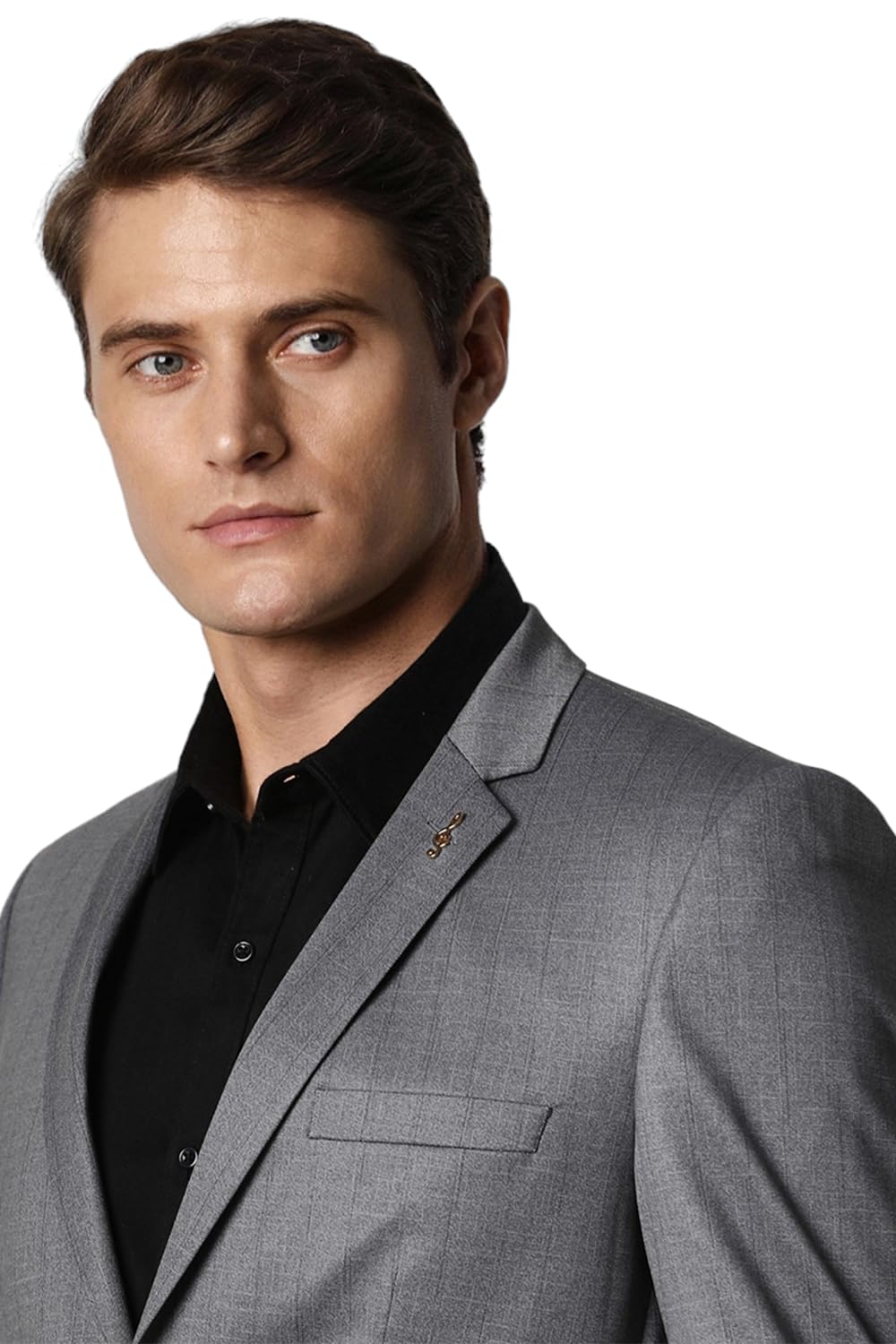 Van Heusen Men's Blazer (VHBZVKULF217225_Grey