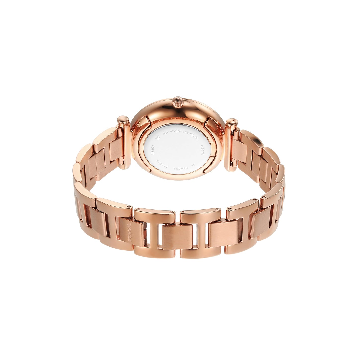 Fossil Analog Rose Gold Dial Women's Watch - ES4301