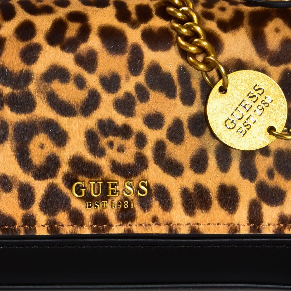 Guess Womens Iseline Mini Flap Bag (pack of 1), LEO, One Size, Western