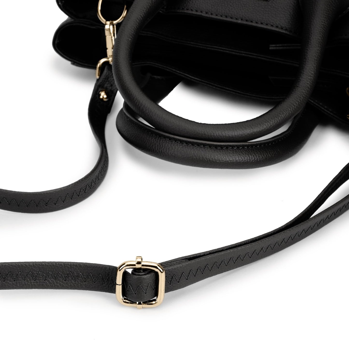 Fastrack Satchel For Women, Ladies And Girls | Stylish And Trendy Satchel Bag For Girls, Ladies And Women | Made Up Of Premium Pu Leather Material, Black