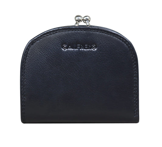 Calfnero Women's Genuine Leather Wallet-Long Purse Wallet with Multiple Card Slots and Note Compartment (Black)