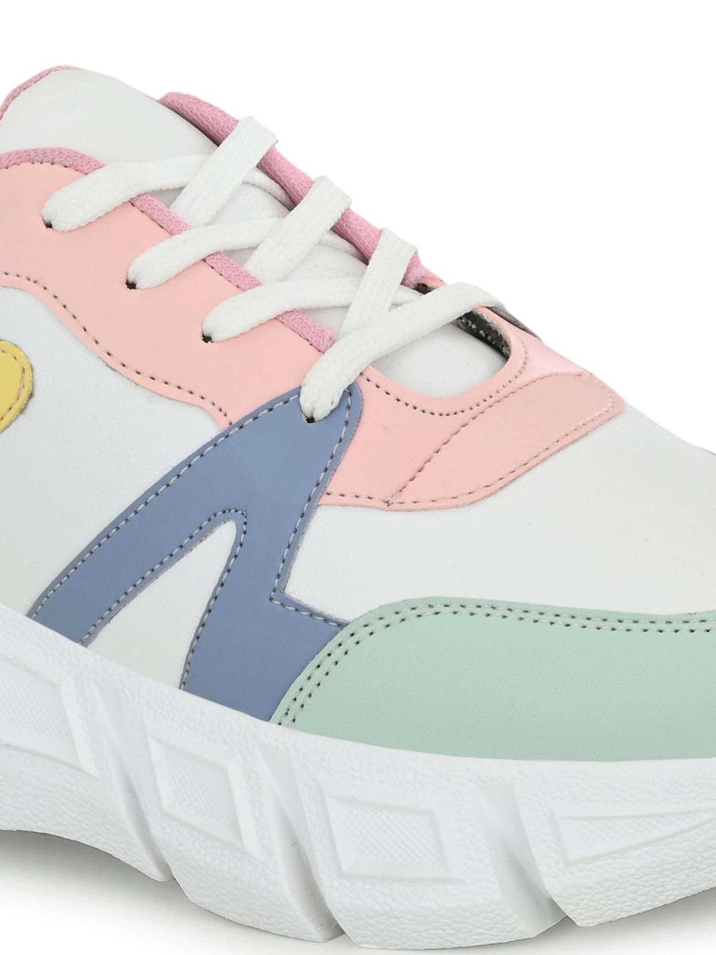 STANPHORD Women's Bloom White Sneakers_6 UK (TPRM 13001)