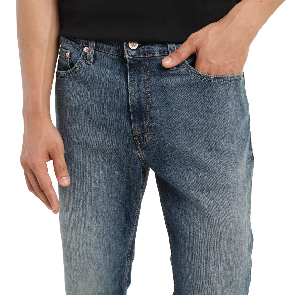 Levi's Men's Mid Rise 511 Slim Fit Mid-Rise Jeans Classic Blue, 34
