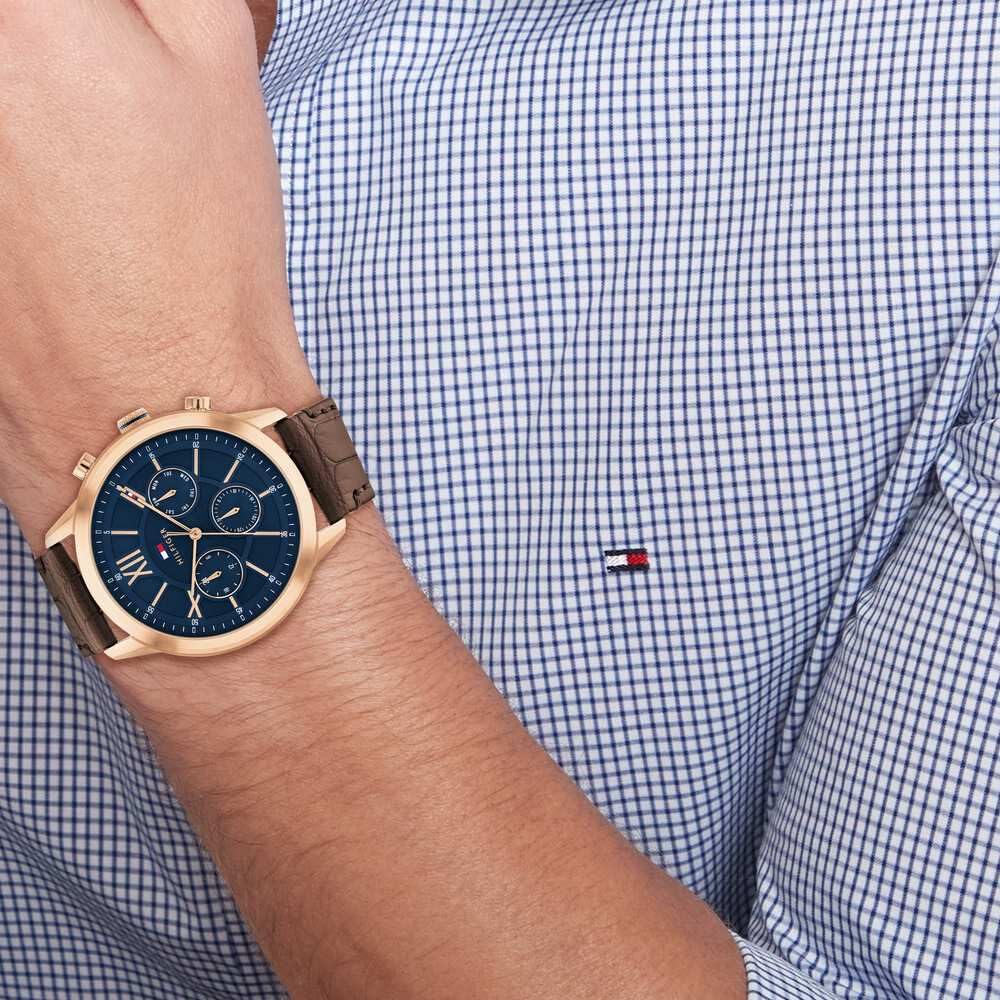 Tommy Hilfiger Analog Blue Dial Men's Casual Watch