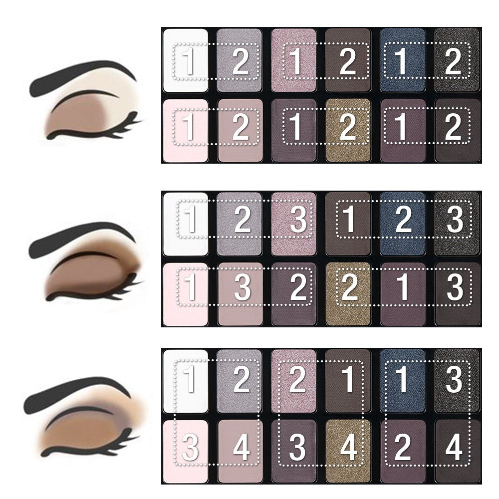Maybelline New York The Rock Nudes Palette Powder, 0.35 Ounce, Multi, Matte Finish