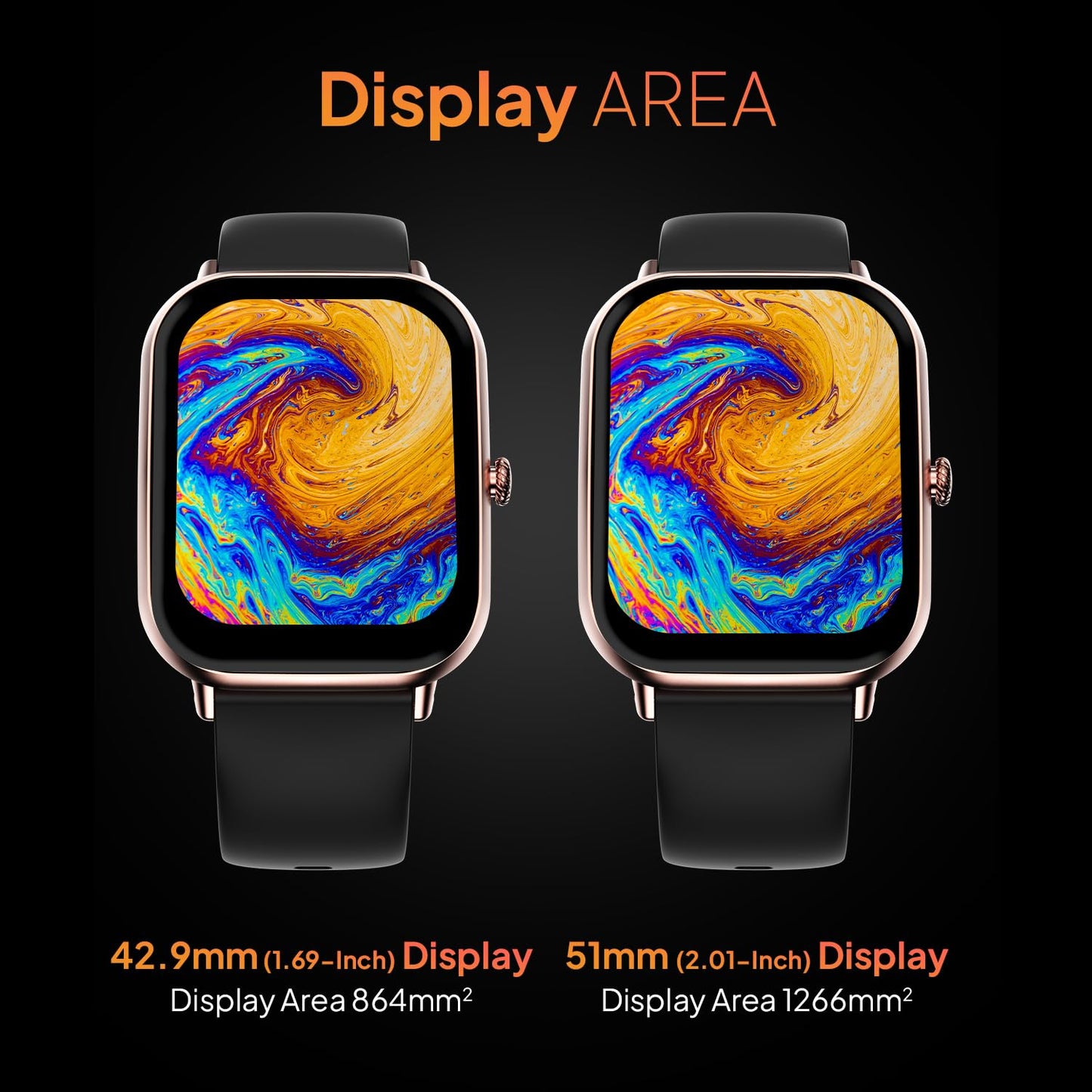 Fire-Boltt Ninja Call Pro Max Smart Watch 2.01” HD Display, Bluetooth Calling, AI Voice Assistant, 120 Sports Modes, IP67 Waterproof, SpO2 Monitor, Smart Watch for Man & Woman- G Black