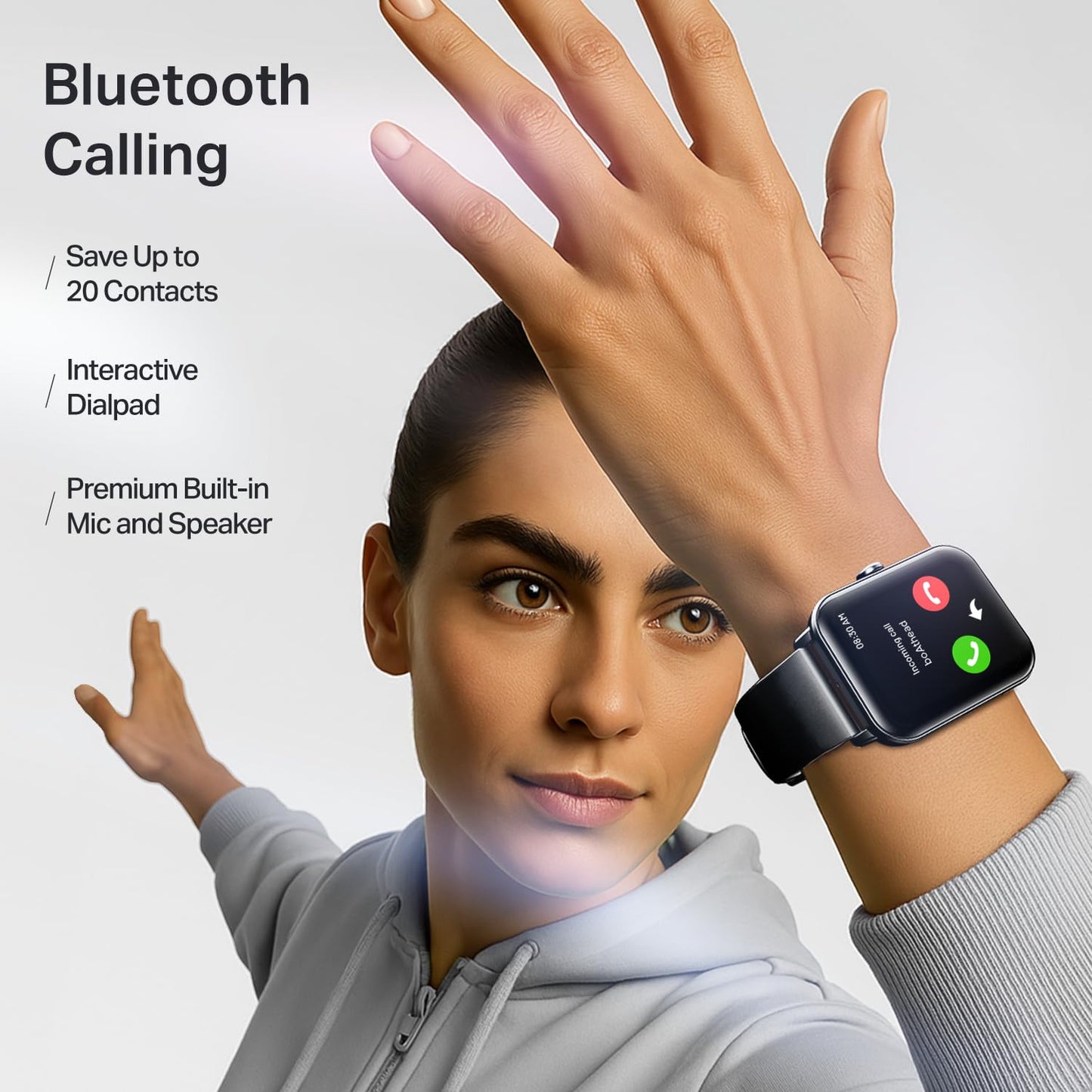 boAt Wave Call 2 with 1.83” HD Display, Advanced BT Calling, Functional Crown, Cloud & Custom Watch Faces, Multiple Sports Modes, IP67, HR, Sleep & SPO₂ Monitor Smart Watch(Midnight Black)