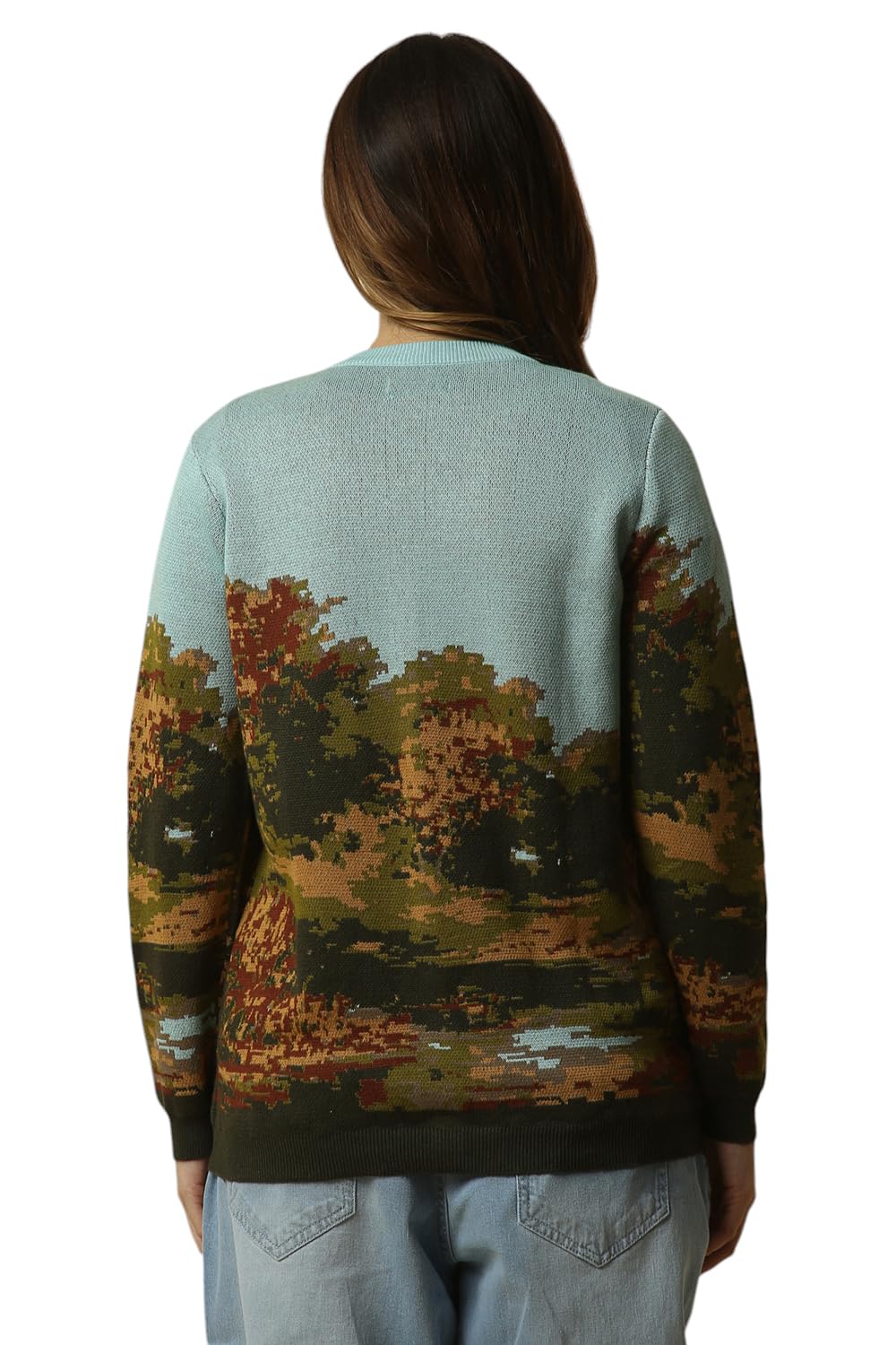 Allen Solly Women's Nylon Casual Sweater