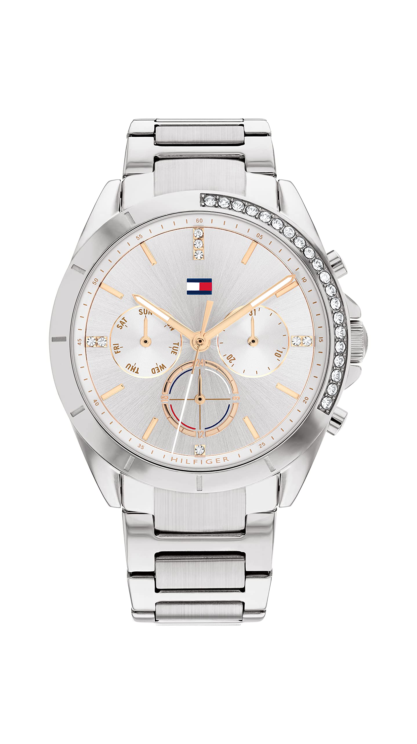 Tommy Hilfiger Silver Dial Round Shaped Casual Women Analog Watch_TH1782384W