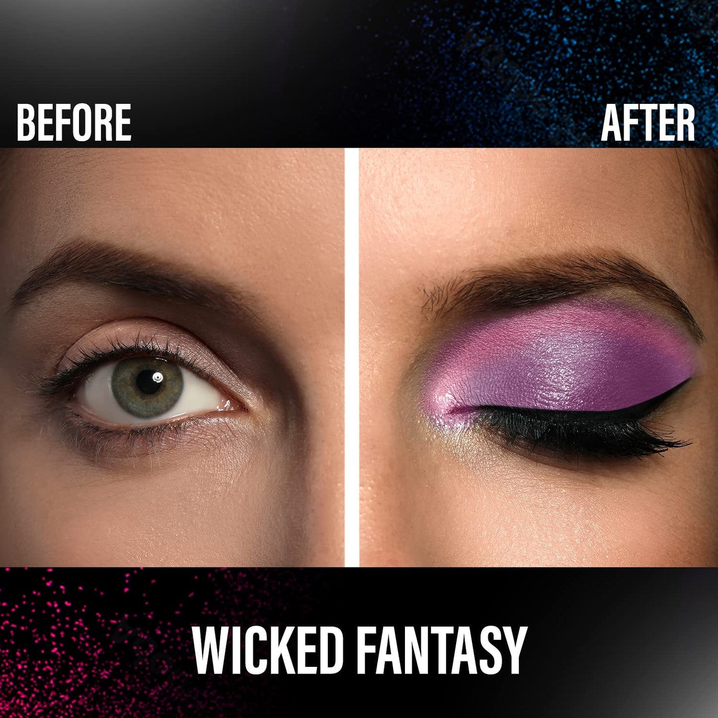 FACESCANADA 4 In 1 Quad Eyeshadow Palette Powder-Wicked Fantasy 03, 4.8G|Shimmer & Matte Shades|Satin Matte Finish Eye Shadow Quartet|Intense Pigment|Long Lasting|Vitamin E Enriched|Vegan,Multicolor