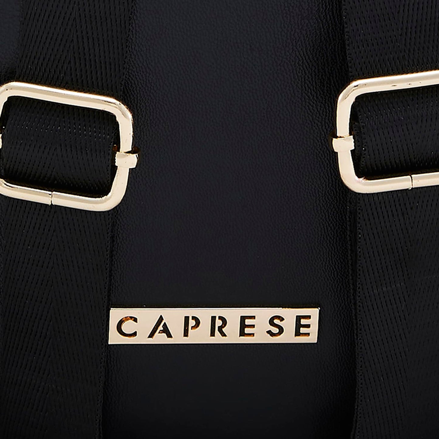 Caprese Merlin Casual Backpack, Medium | Fashion Backpack for Women with Adjustable Shoulder Strap & Secure Zip Closure | Spacious, Versatile for Everyday Outings and Travel (Black)