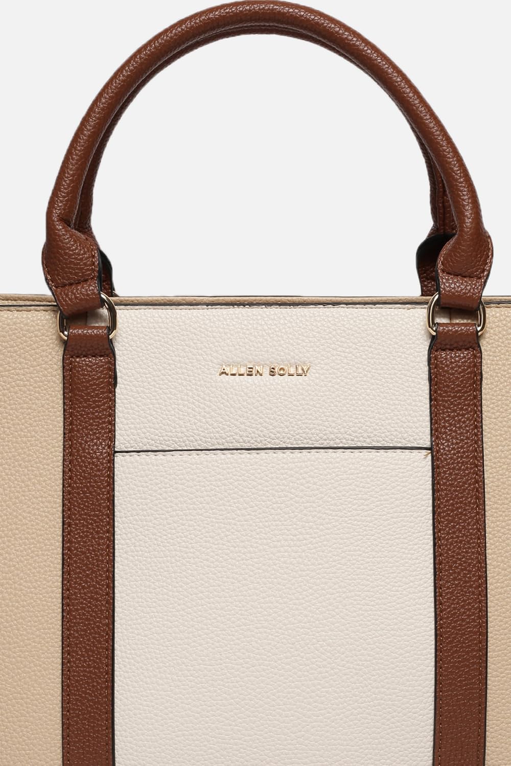 Allen Solly Women Colourblocked And Textured Laptop Handbag