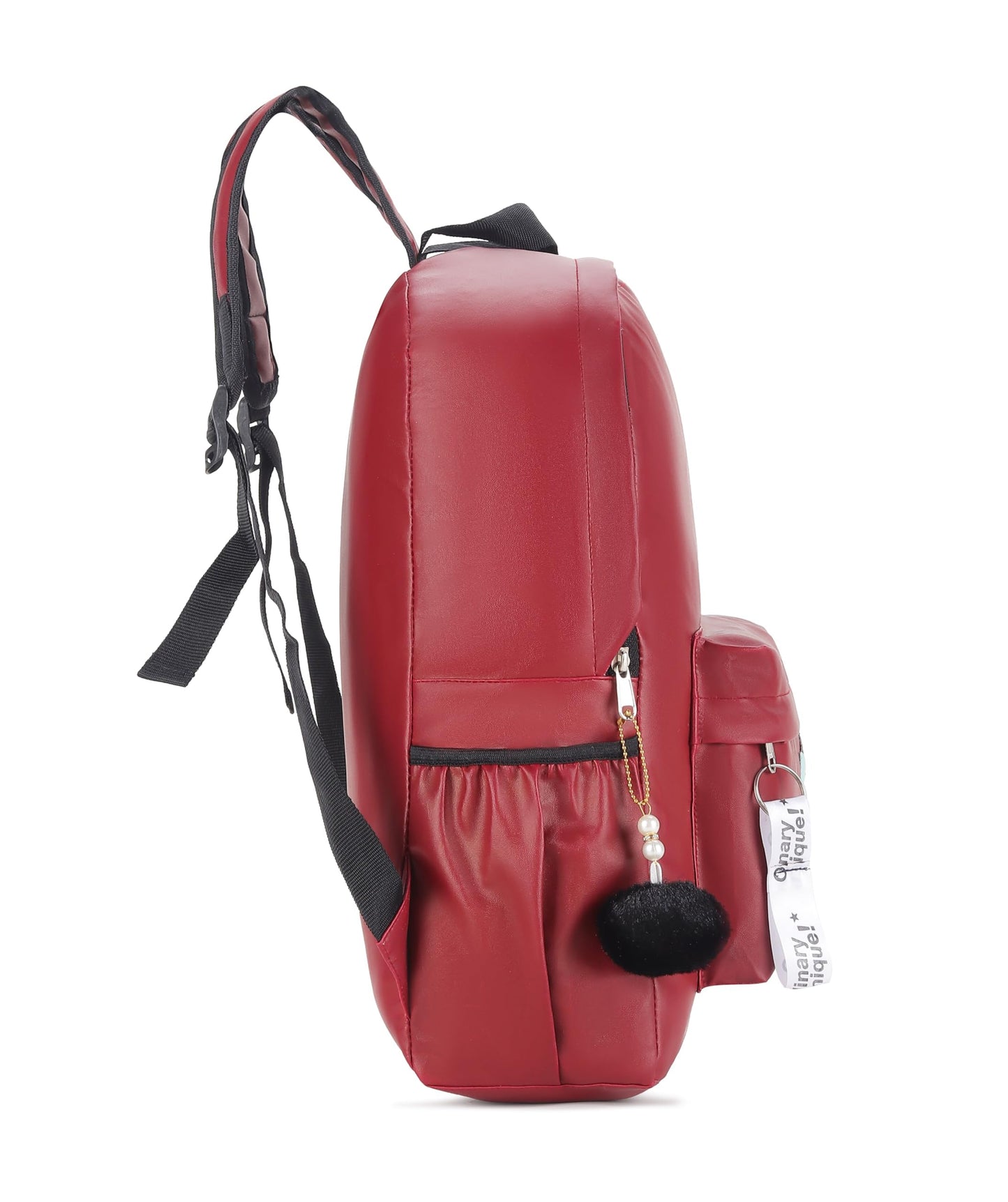 Kausbabi BTS Backpack for Girls & Boys | Stylish Waterproof School Bag with Fashion Design & Pom Pom Keychain | Lightweight Travel & College Backpack for Teens & K-Pop Fans-Best Gift