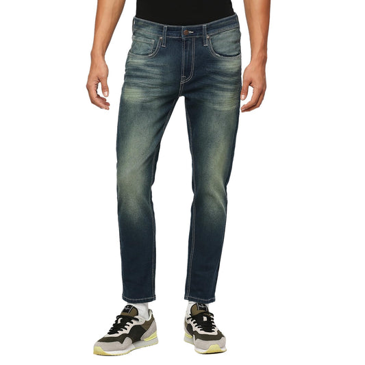 Pepe Jeans Men's Mid Rise Slim Fit Jeans, Green, 30