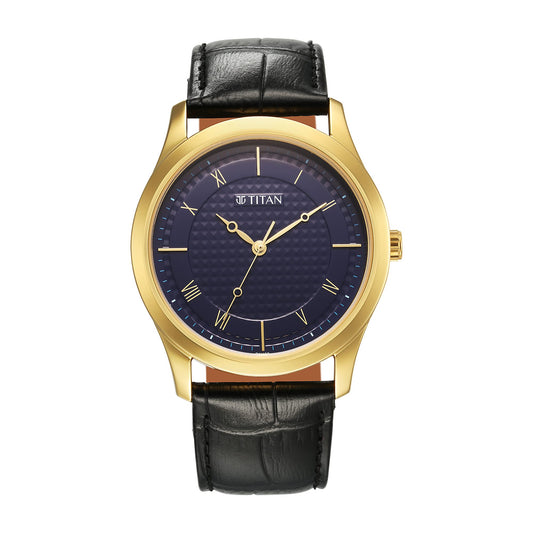 Titan Analog Blue Dial Men's Casual Watch