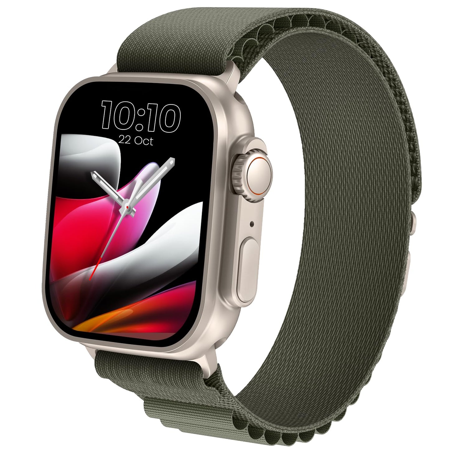 (Refurbished) CELLECOR M4 Rush 1.91” HD Display Smart Watch, Bluetooth Calling, Unlimited Watch Faces, 100+ Sports Modes, Health Suite, Voice Assistance (Gold/Green)