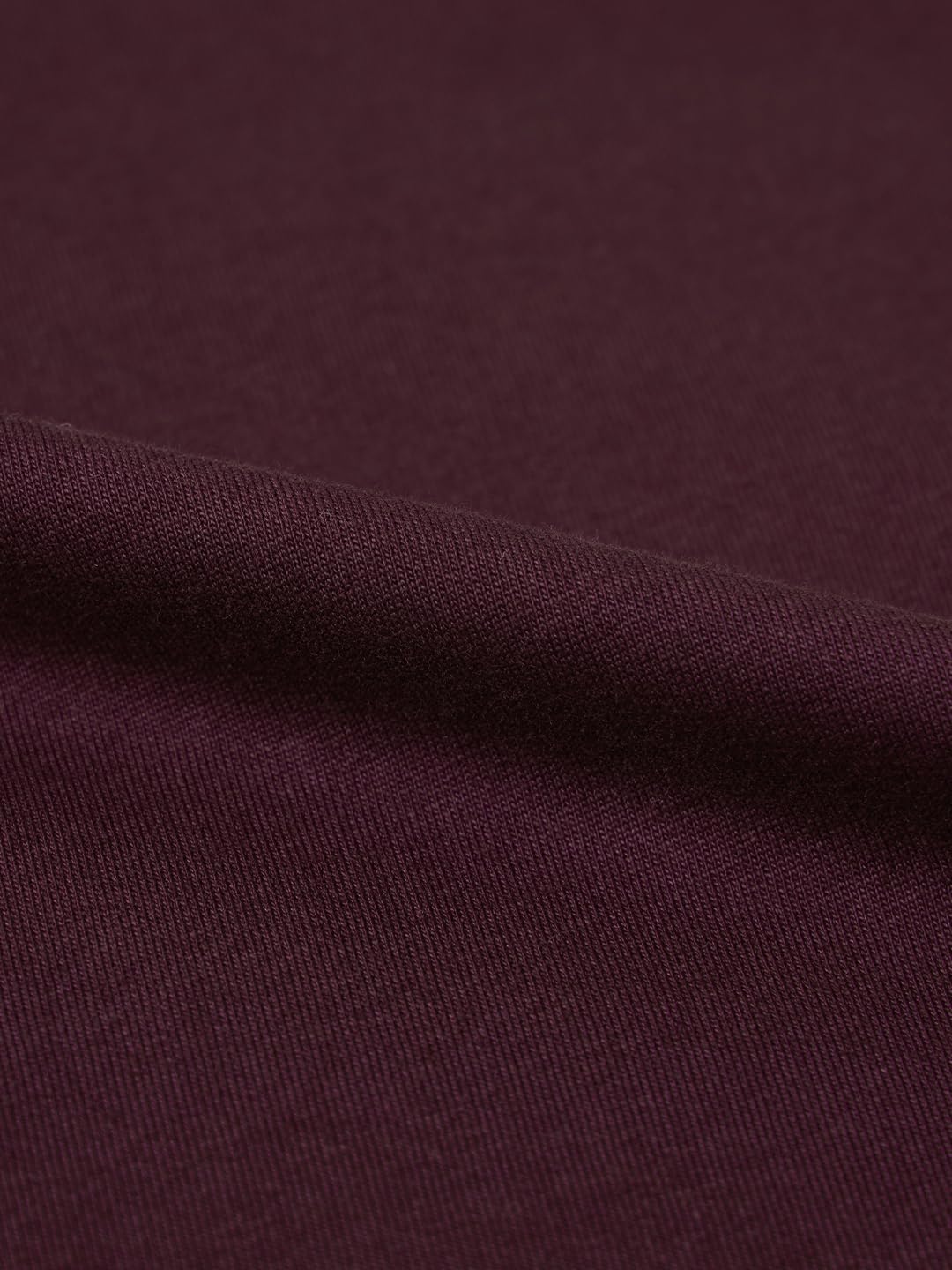 The Souled Store Overthinker's Club Men and Boys Short Sleeves Round Neck Burgundy Embellished Casual Drop Shoulder Streetwear Cotton Oversized T-Shirts