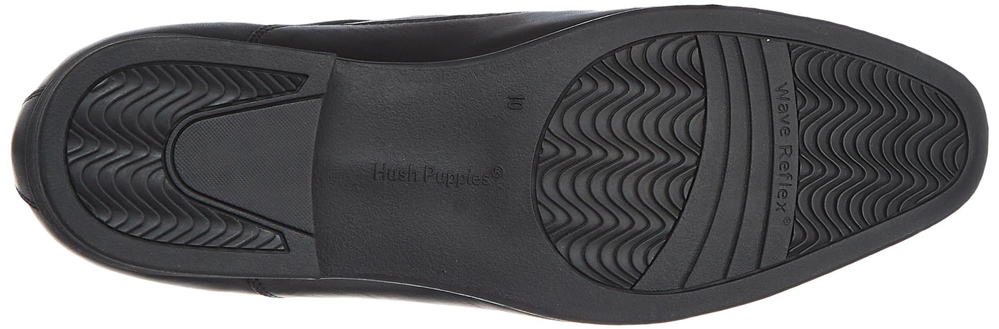 Hush Puppies Men's Theodore Slip-ON Formal Shoes (8546195_Black_8 UK)