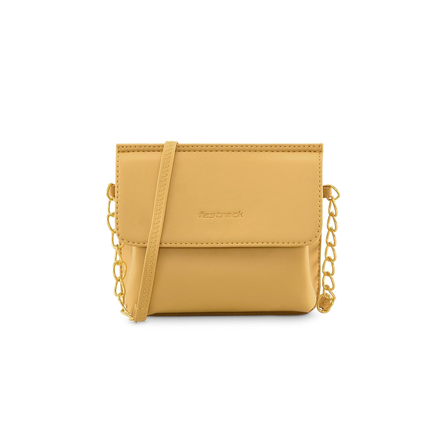 Fastrack Sling Bag with Chain Strap for Women, Girls and Ladies