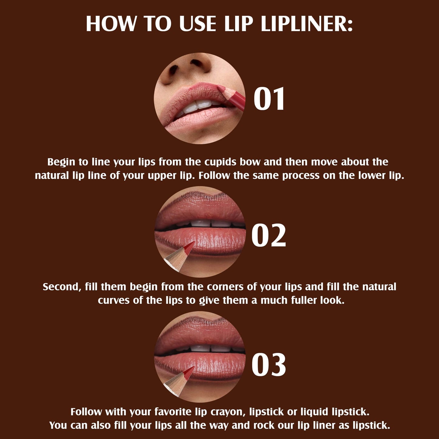 Glam21 Lip Liner For Clean Contoured Lip | Creamy, Easy Slide Formula | Renders Perfect Pout | Shade - 12 Coffee In A Mug