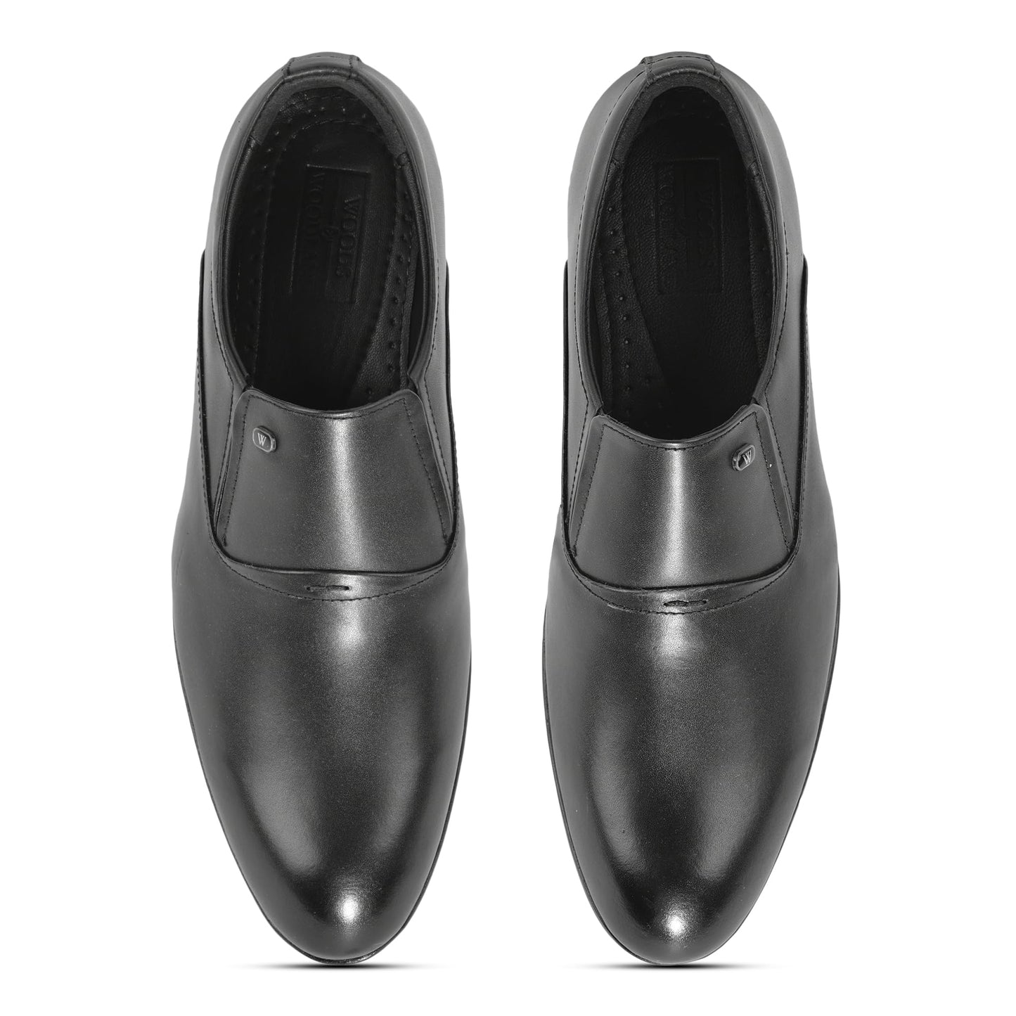 Woodland Men's Black Softy Crust Formal Shoes-6 UK (40 EU) (GW 4907023)