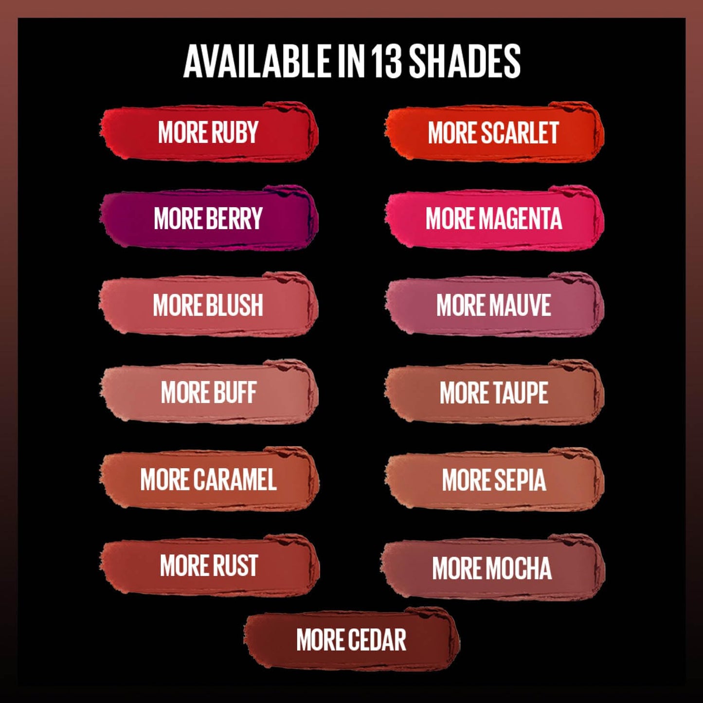 Maybelline New York Color Sensational Ultimatte Lipstick, More Berry, 1.7g
