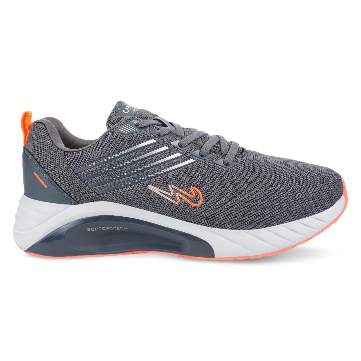 Campus Men's Camp-Bonfire Running Shoes D.Gry/F.ORG - 6UK/India