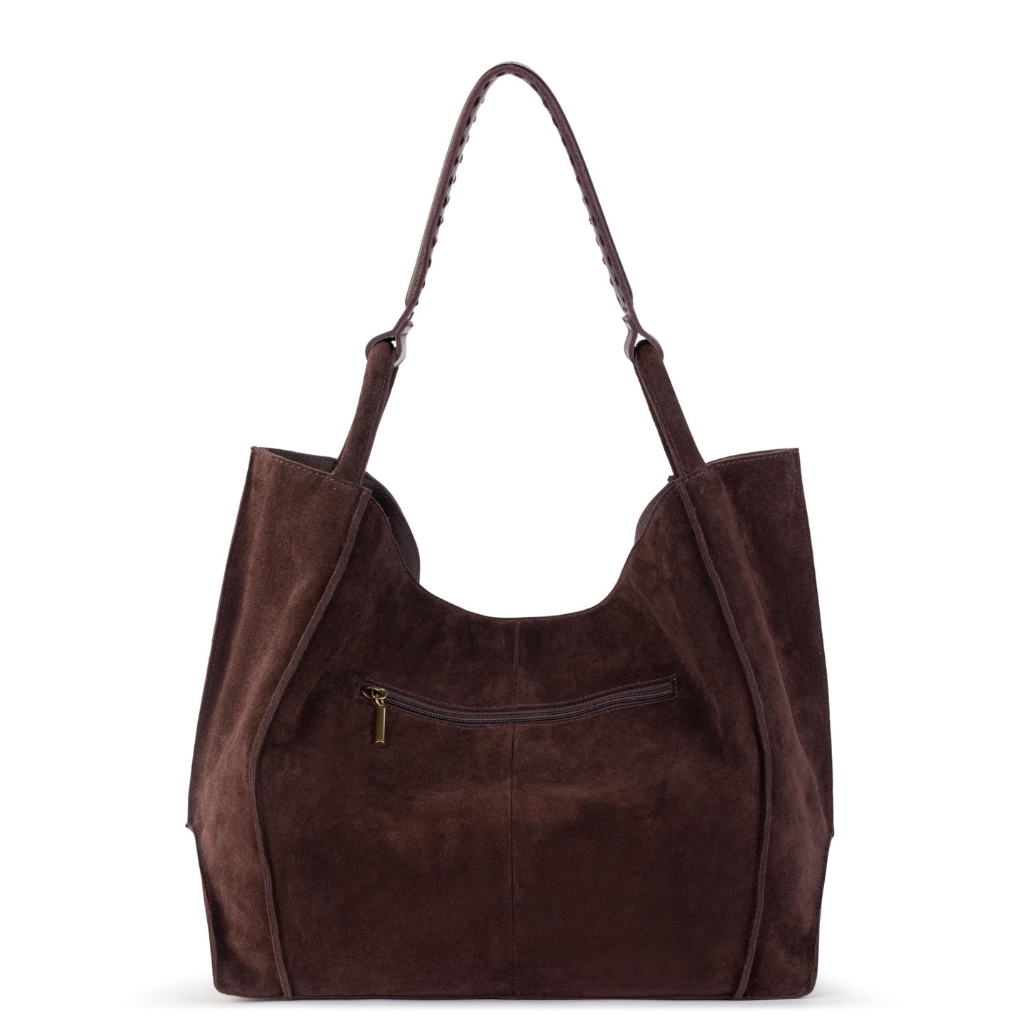 The Sak Los Feliz Large Tote Bag - Woman's Purse For Everyday, Travel, Beach Bag - Roomy Handbag With Shoulder Bag Strap, Mahogany Suede, Large