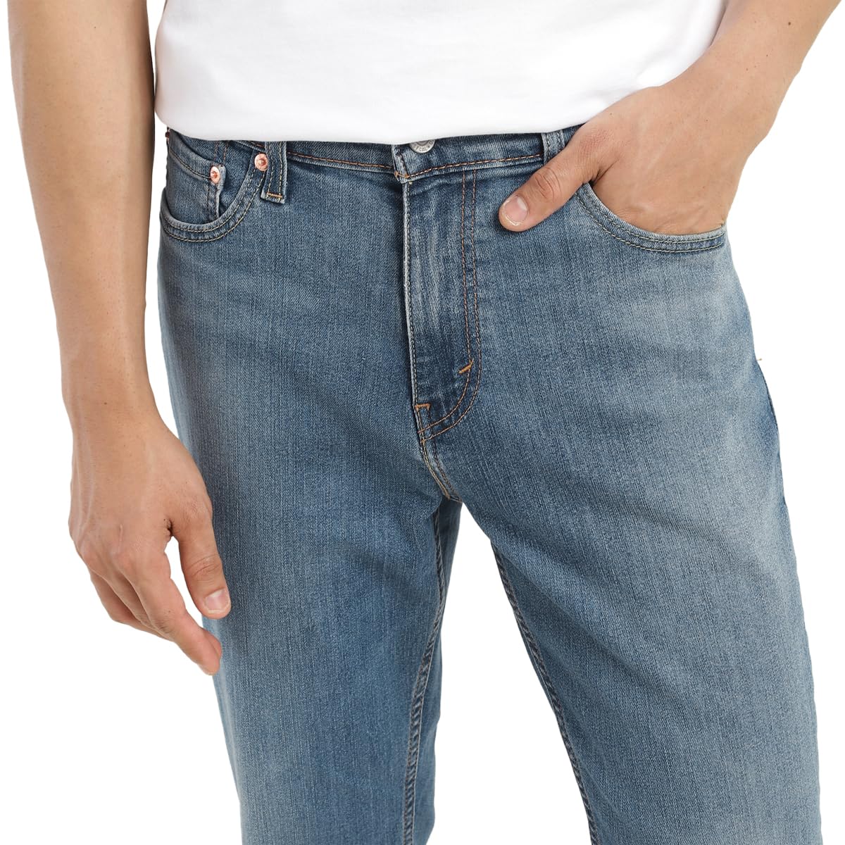 Levi's Men's Mid Rise 511 Slim Fit Mid-Rise Jeans Blue, 32