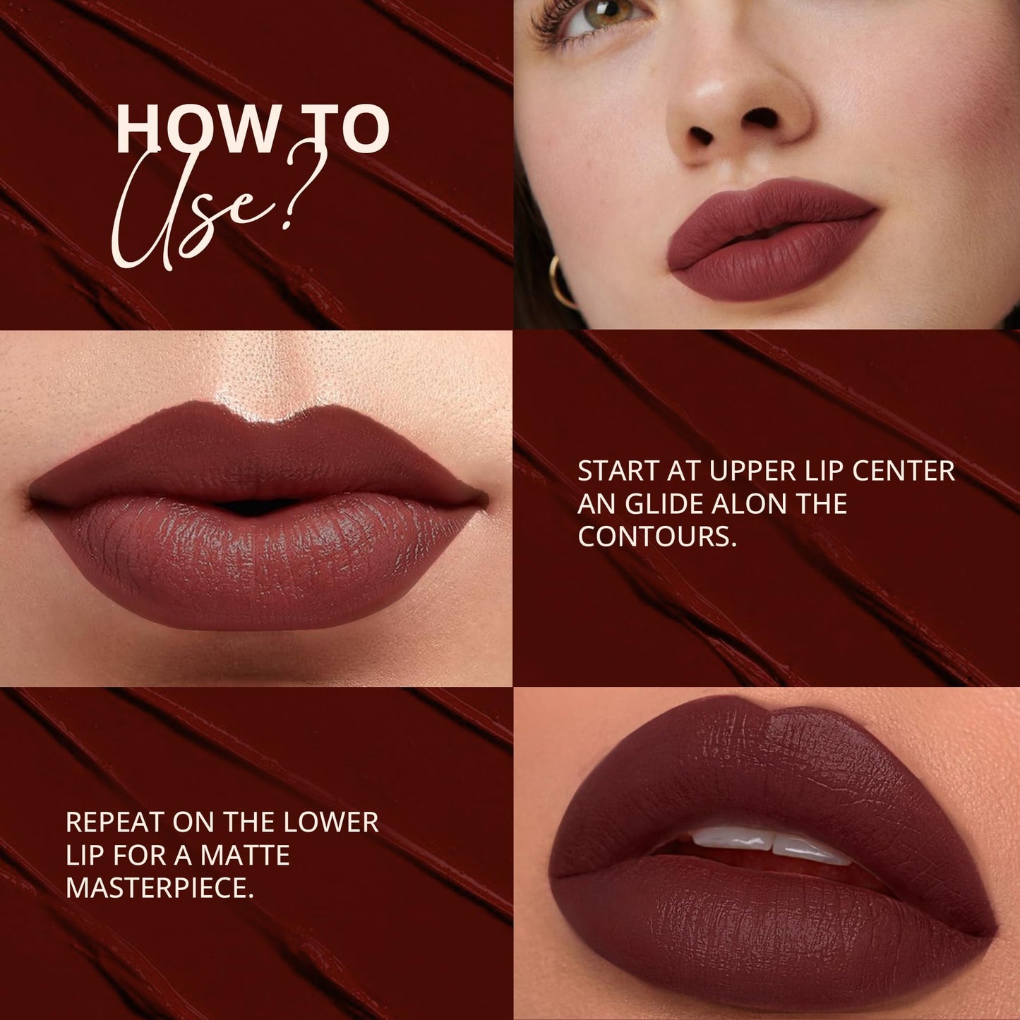 Carlton London Creamy Matte Stardust Bullet Long Stay Lipstick |Enriched with Vitamin E, Castor oil | Intense Colour, Moisturised Lips, Smooth & Light |Upto 8 hrs- 4Gm. (chai latte)