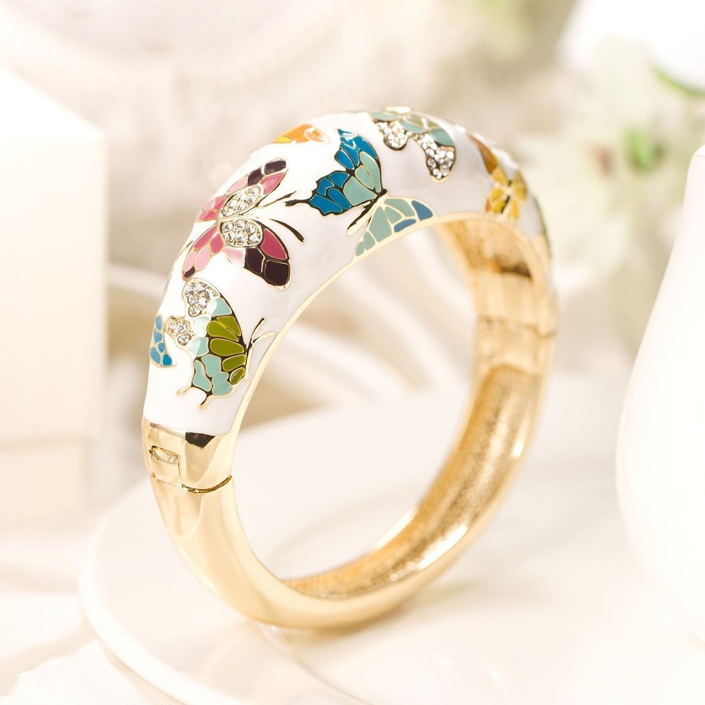 YouBella Fashion Jewellery Crystal Stylish Bracelets Bangle For Women and Girls (Style 1)