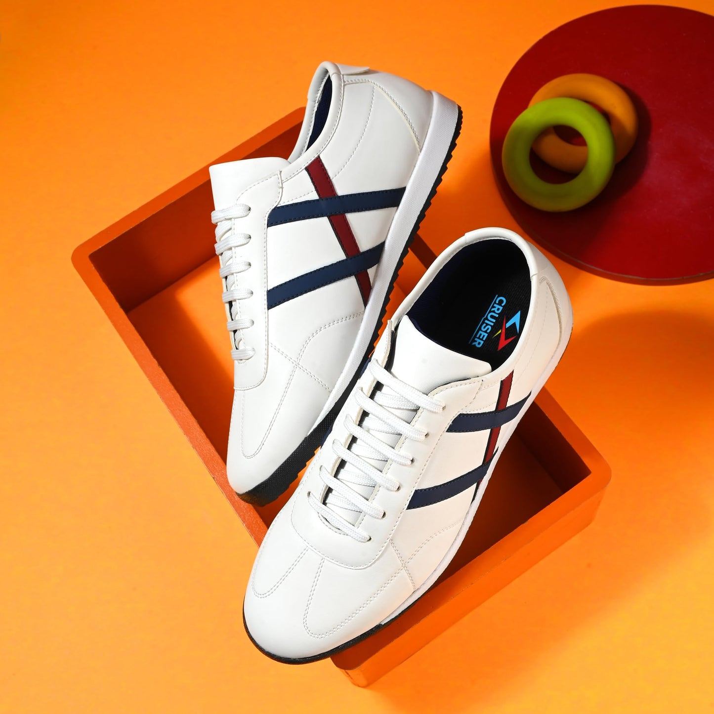 Cruiser Mens Casual Shoes 2579-7_White_9