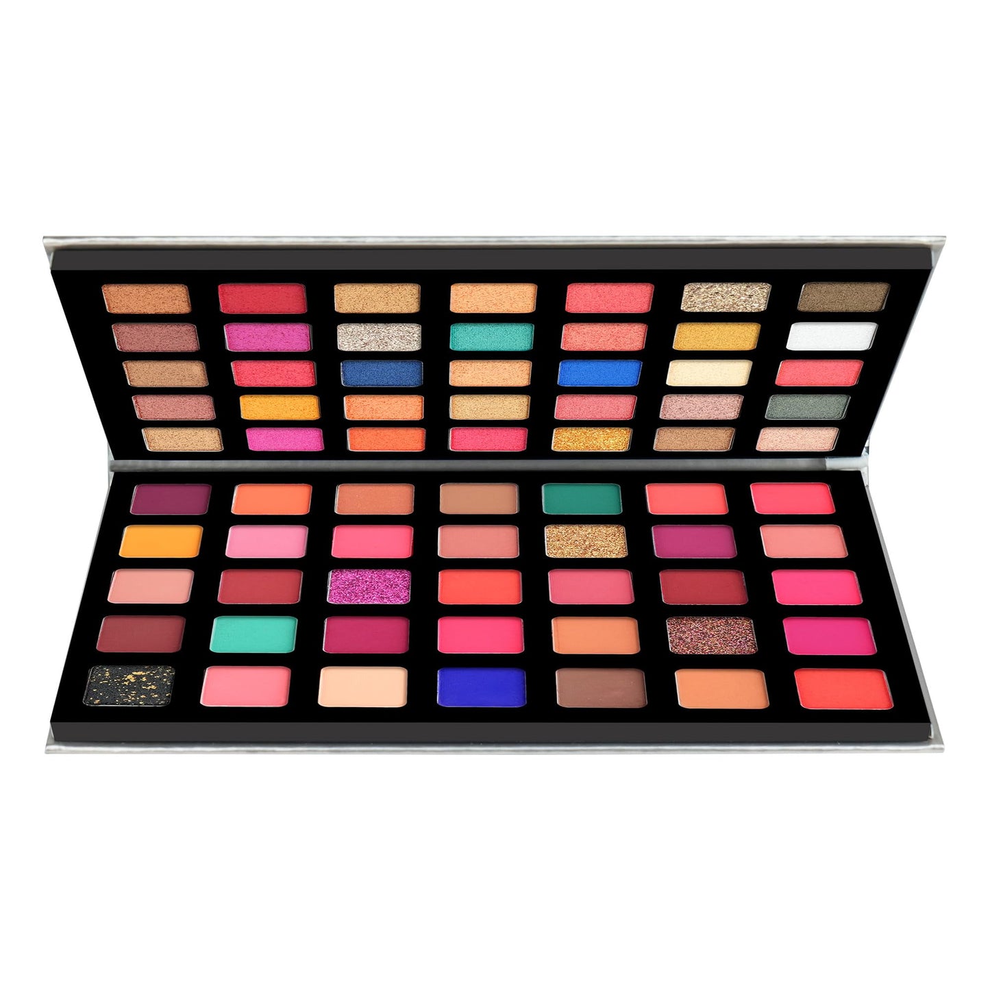 Colors Queen 70 Multi-Color Eyeshadow Palette | Highly Pigmented and Long Wearing Eye Shadow Palette with Matte, Shimmer & Glitter Shades | Easy to Blend, Minimal Fall Out for Eye Makeup (70 Color)
